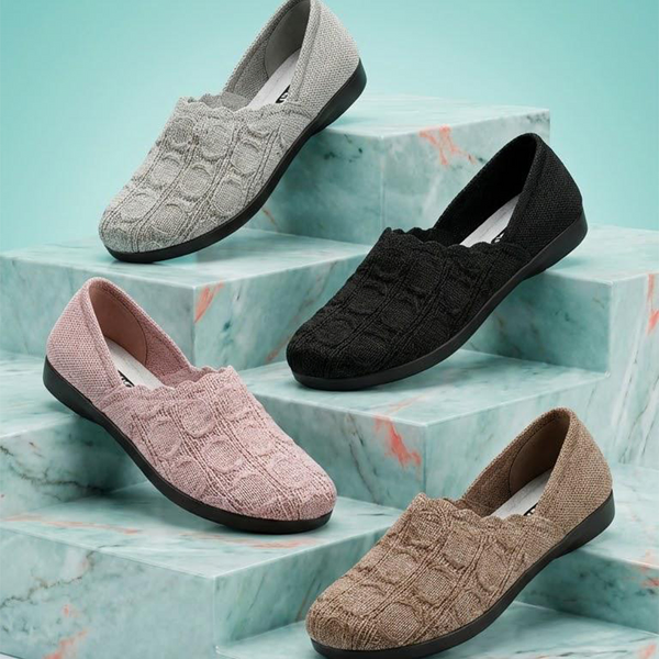 Women's Breathable Woven Slip-On Flats