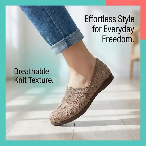 Women's Breathable Woven Slip-On Flats